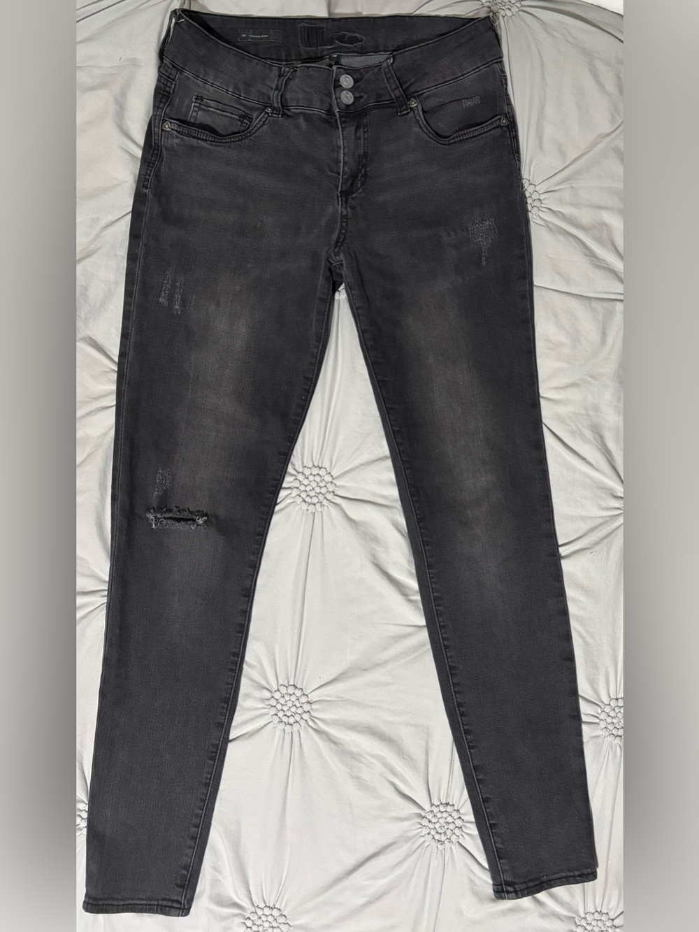 Women’s  KUT From The Kloth charcoal-washed distressed toothpick skinny Jeans